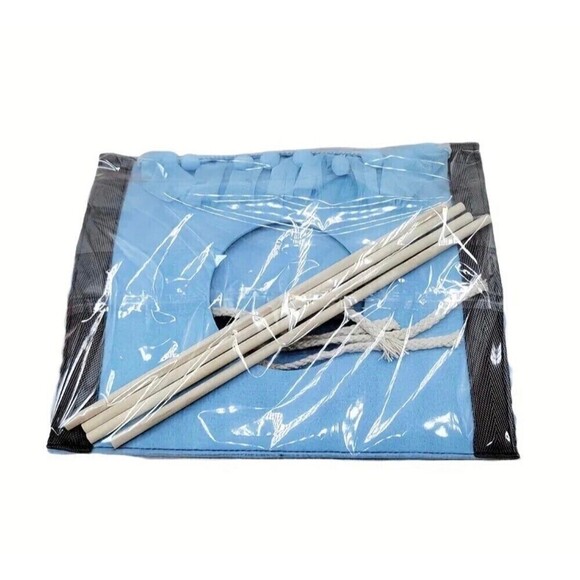 Small Pet Hide Felt Tent Hamster, Guinea Pig, Blue - Picture 2 of 2